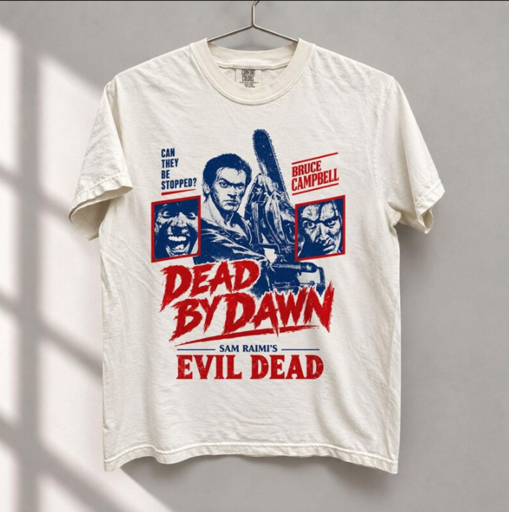 Evil Dead Vintage Horror Movie T-shirt, 80s Cult Film Comfort Color Graphic Tee